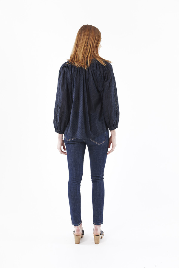 Earnest Sewn Blake High-Waist Skinny Jeans in Raw Blue Earnest Sewn Blake High-Waist Skinny Jeans in Raw Blue