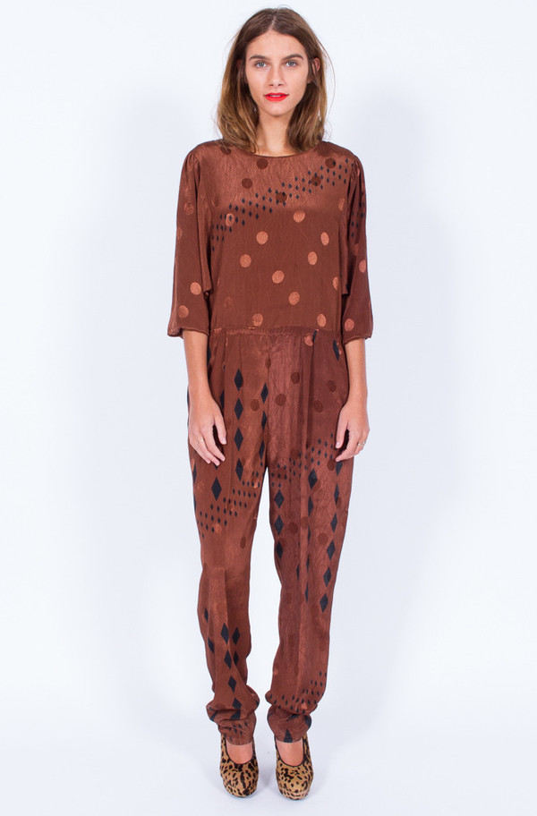 SPOTTED JUMPSUIT (MEDIUM-LARGE) SPOTTED JUMPSUIT (MEDIUM-LARGE)