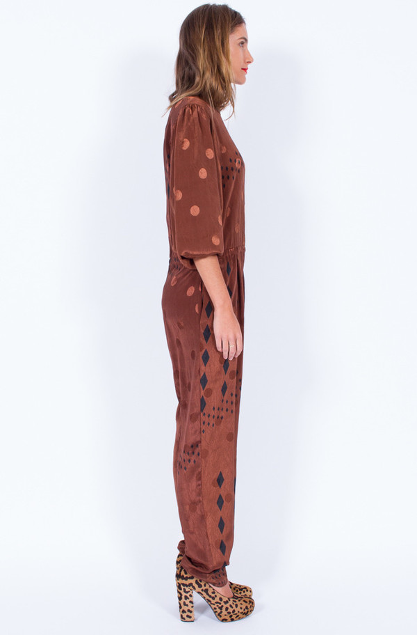 SPOTTED JUMPSUIT (MEDIUM-LARGE) SPOTTED JUMPSUIT (MEDIUM-LARGE)