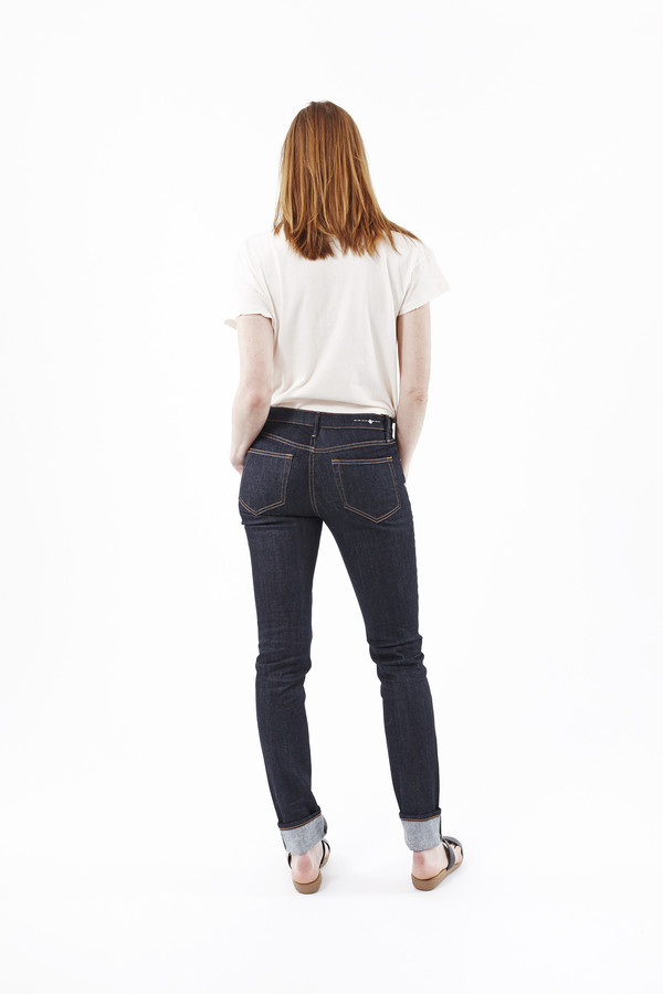 EARNEST SEWN Natasha Midrise Skinny Jeans in Dark Blue EARNEST SEWN Natasha Midrise Skinny Jeans in Dark Blue