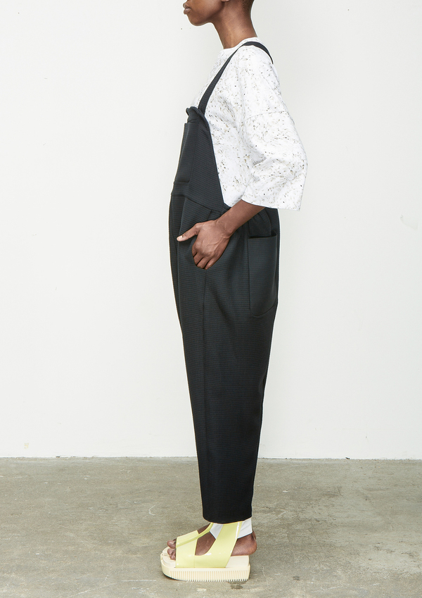 BIBS TROUSERS RECTANGLE WAFFLE POLY – BLACK BIBS TROUSERS RECTANGLE WAFFLE POLY – BLACK