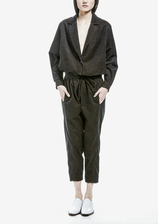 Berenik Jumpsuit Reverse Cird - Black Mottled Berenik Jumpsuit Reverse Cird - Black Mottled