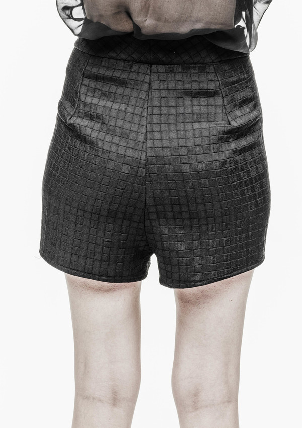 Berenik Shorts Waistband Square Triacetate - Black Berenik Shorts Waistband Square Triacetate - Black