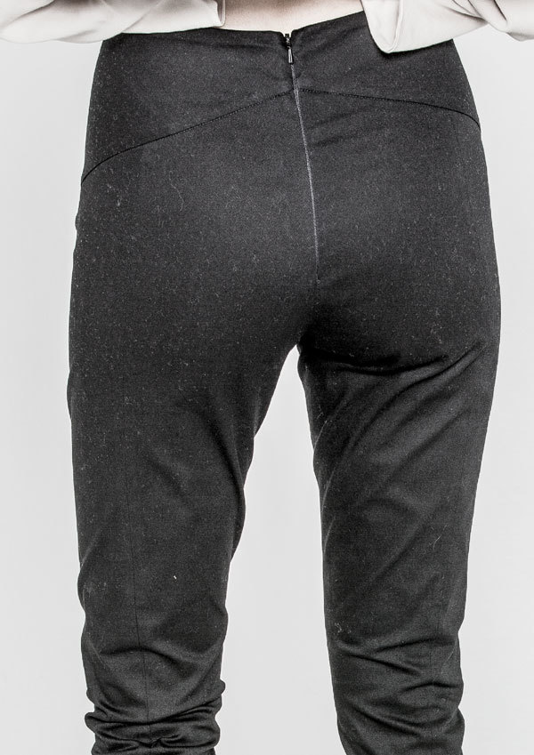 Berenik Trousers Skinny Stretch Plain- Black Berenik Trousers Skinny Stretch Plain- Black
