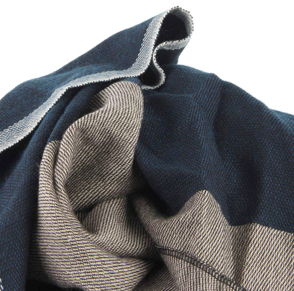 Hoss Intropia Navy Stripe Scarf Hoss Intropia Navy Stripe Scarf