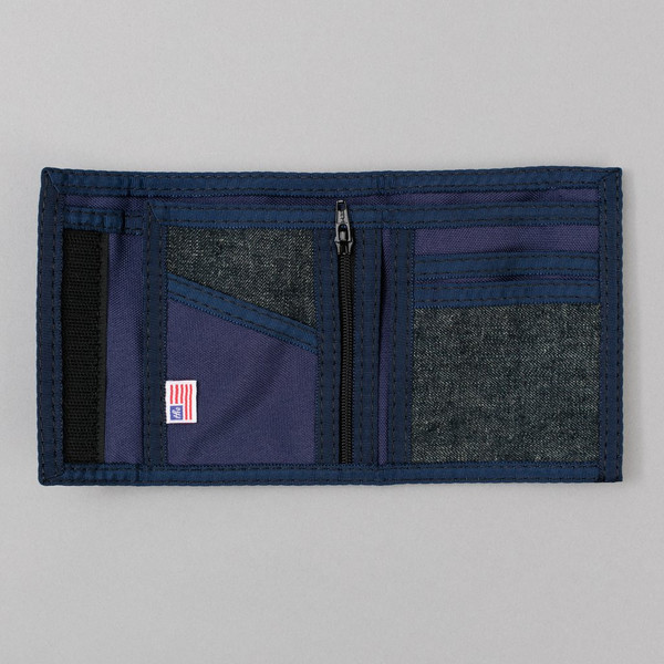 Men's The Hill-Side EZ Wallet / Selvedge Hemp Denim Men's The Hill-Side EZ Wallet / Selvedge Hemp Denim