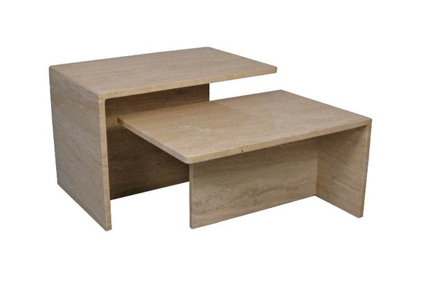 1960s Travertine Nesting Tables 1960s Travertine Nesting Tables