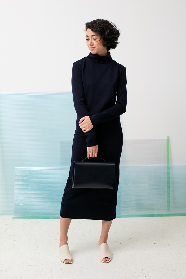 The Body Turtleneck by Jesse Kamm - Navy The Body Turtleneck by Jesse Kamm - Navy