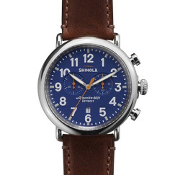 Shinola Detroit The Runwell Chrono 47mm - Matte Blue Dial Shinola Detroit The Runwell Chrono 47mm - Matte Blue Dial