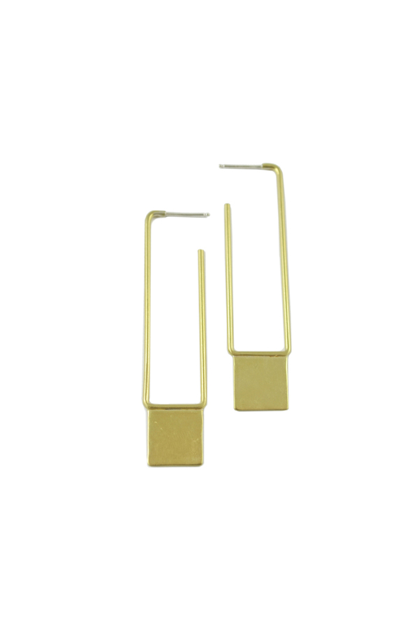 Natalie Joy Rectangle Hoops Natalie Joy Rectangle Hoops