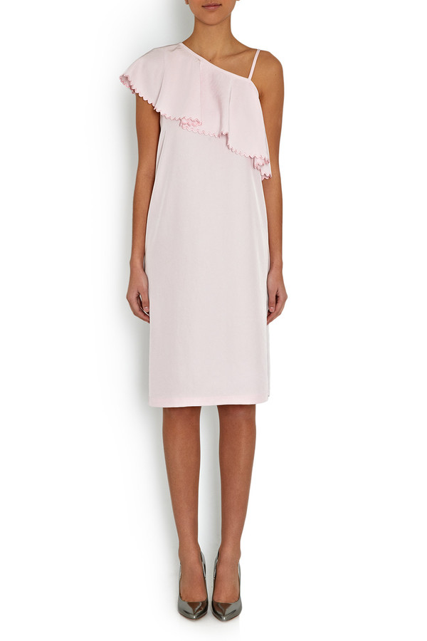 Rodebjer One-Shouldered Wepet Dress Frosty Pink Rodebjer One-Shouldered Wepet Dress Frosty Pink