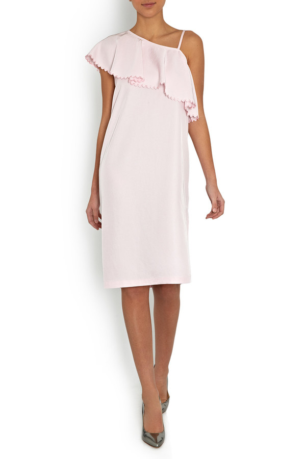 Rodebjer One-Shouldered Wepet Dress Frosty Pink Rodebjer One-Shouldered Wepet Dress Frosty Pink