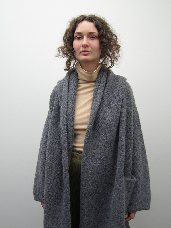 Lauren Manoogian Capote Coat, Charcoal Lauren Manoogian Capote Coat, Charcoal