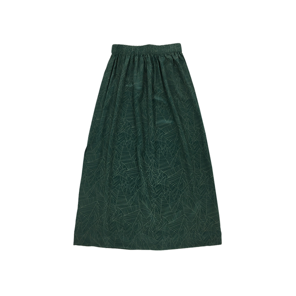 Ali Golden SILK MIDI SKIRT - GREEN PRINT Ali Golden SILK MIDI SKIRT - GREEN PRINT