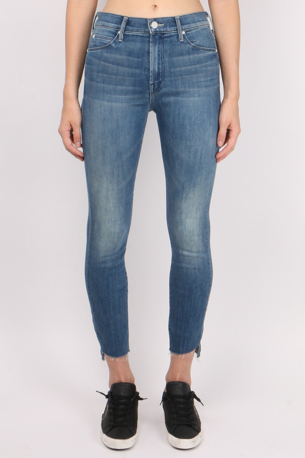 Mother Denim Stunner Ankle Step Fray Mother Denim Stunner Ankle Step Fray