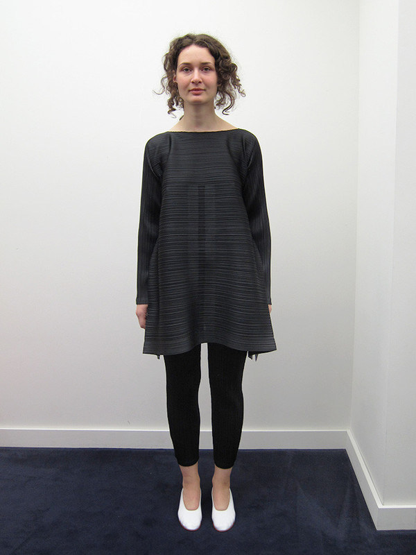 Issey Miyake Edgy Bounce Tunic - Black Issey Miyake Edgy Bounce Tunic - Black