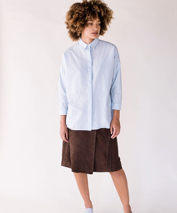 Esby Blue Stella Button Down Esby Blue Stella Button Down