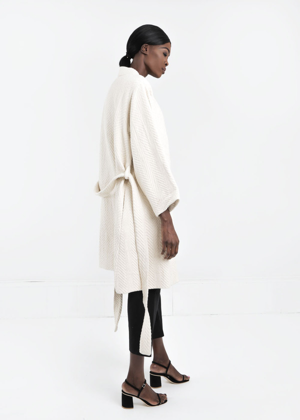 Wray Natural Mantle Robe Coat Wray Natural Mantle Robe Coat