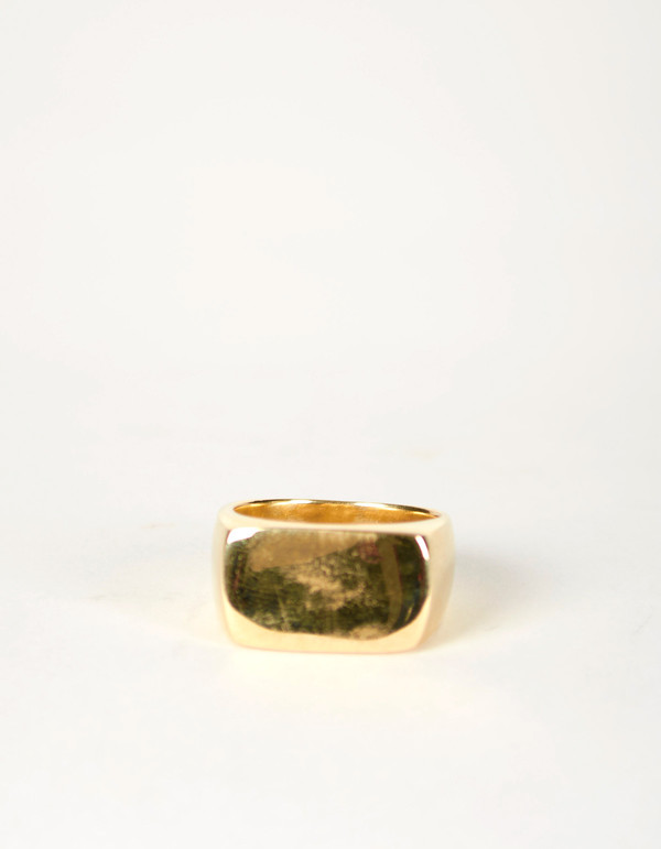 Jon Swinamer Plain Signet Ring Bronze Jon Swinamer Plain Signet Ring Bronze