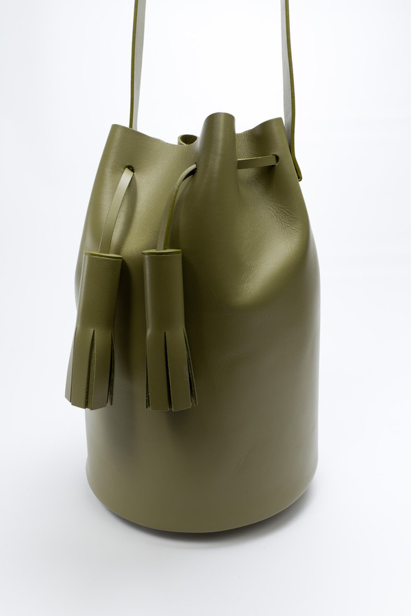 Building Block Bucket in Olive Building Block Bucket in Olive