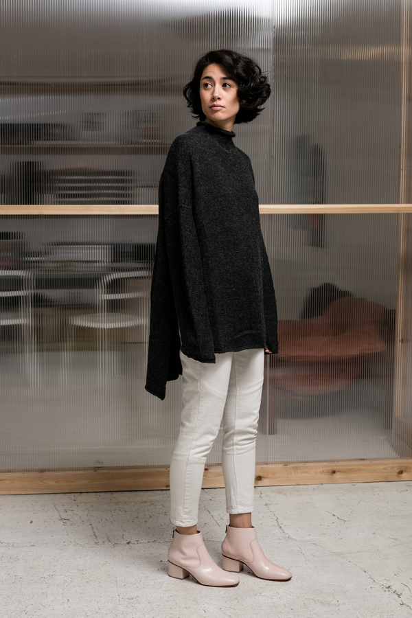 Lauren Manoogian Oversized Rollneck - charcoal Lauren Manoogian Oversized Rollneck - charcoal