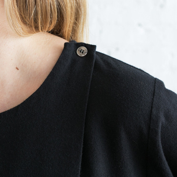 Black Crane Folding Jumper - Black Black Crane Folding Jumper - Black