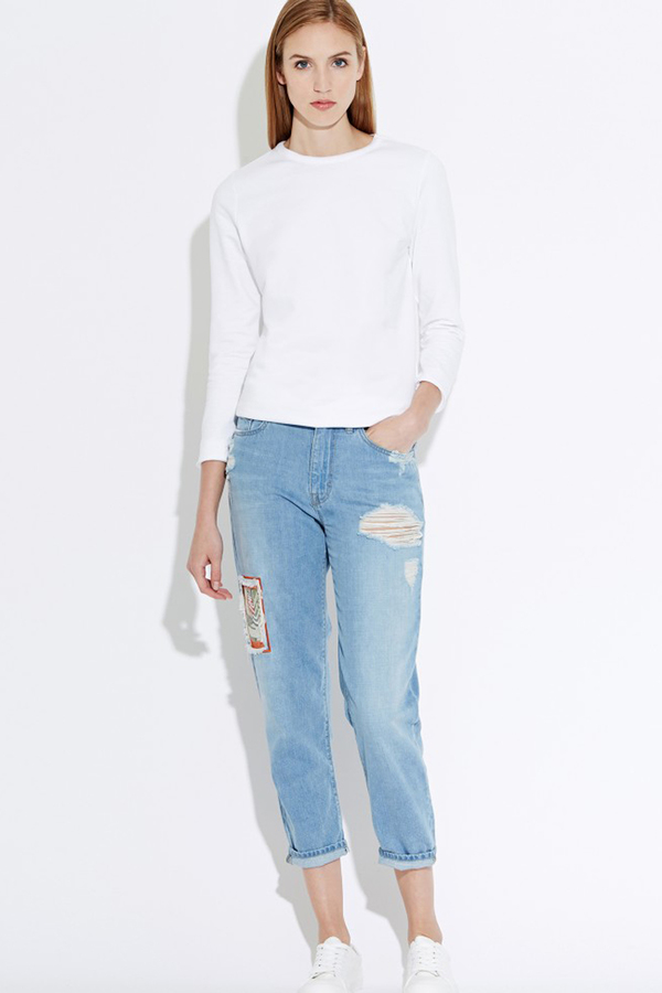 WAVEN Aki Boyfriends Jeans- Idol Blue WAVEN Aki Boyfriends Jeans- Idol Blue