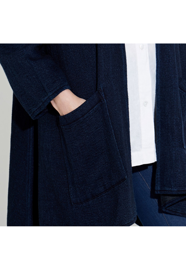 WAVEN Eva Kimono Jacket - Valentini Blue WAVEN Eva Kimono Jacket - Valentini Blue