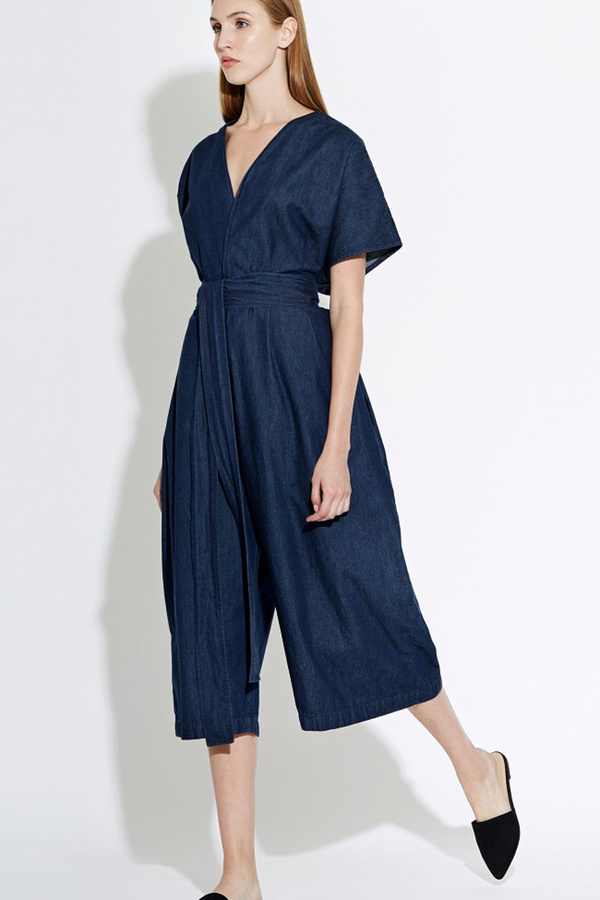 WAVEN Caaren Denim Jumpsuit- Rinse Blue WAVEN Caaren Denim Jumpsuit- Rinse Blue