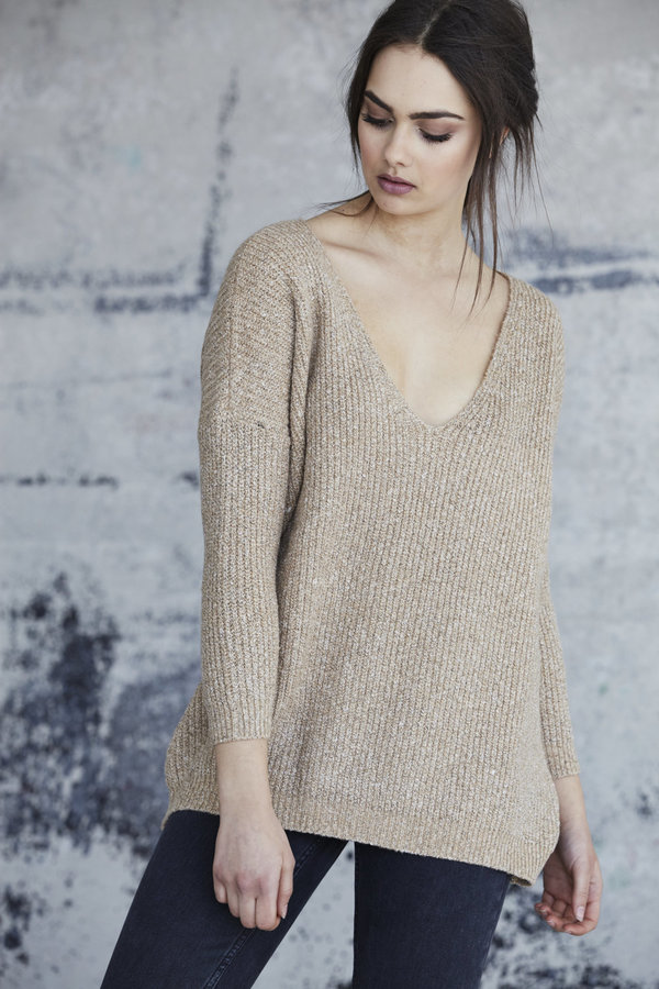 Callahan Heathered V Neck Sweater Callahan Heathered V Neck Sweater
