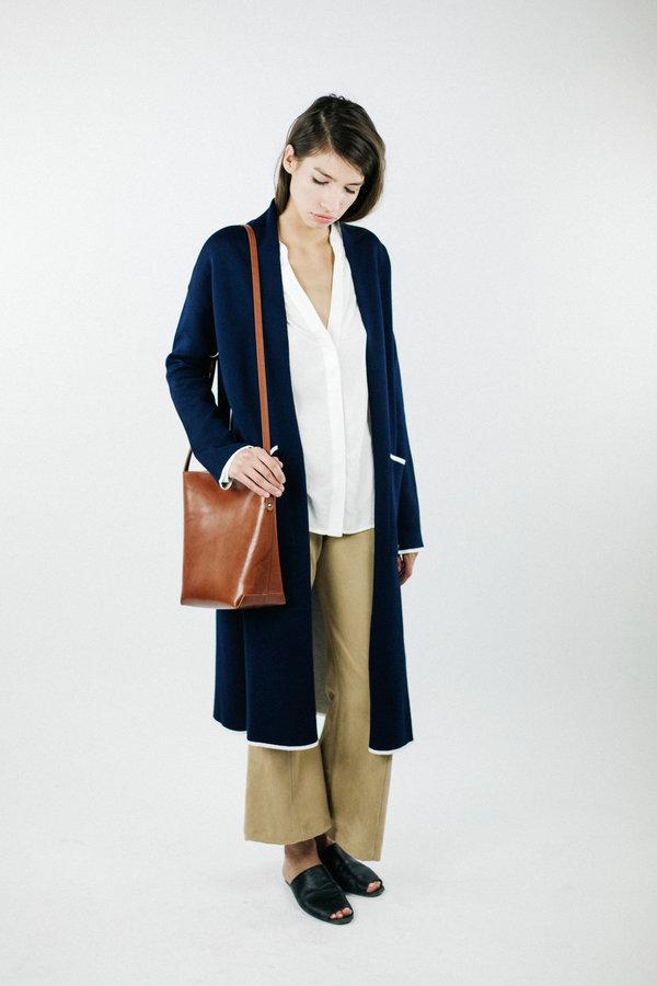 Achro Slim Long Cardigan - Navy Achro Slim Long Cardigan - Navy