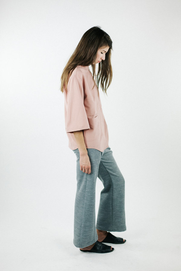 House of Sunny Basic Up Shirt - Lust Pink House of Sunny Basic Up Shirt - Lust Pink