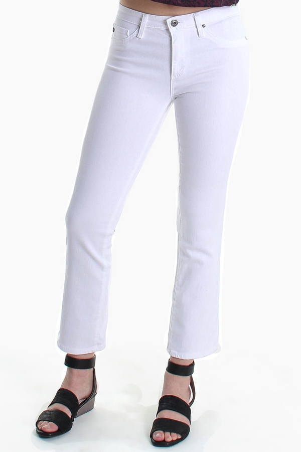 AG Jeans Jodi Crop in White AG Jeans Jodi Crop in White