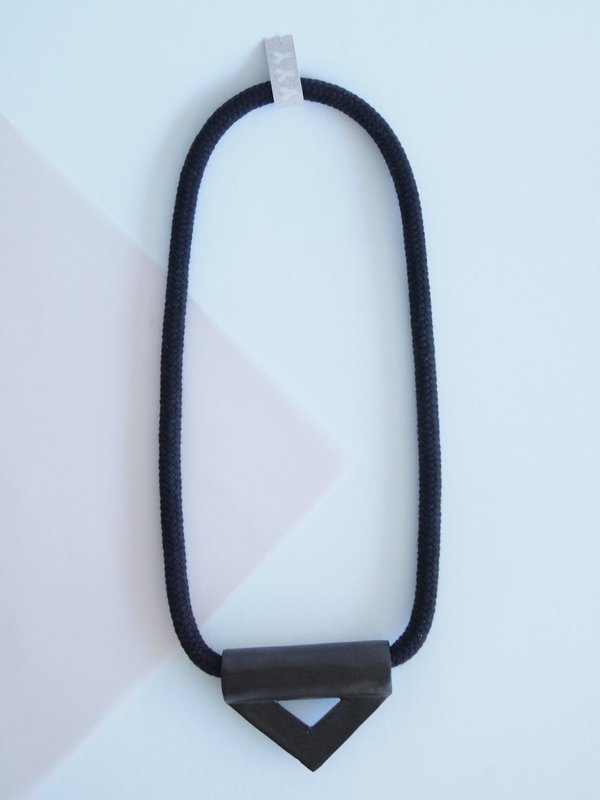 YYY black triangle necklace YYY black triangle necklace
