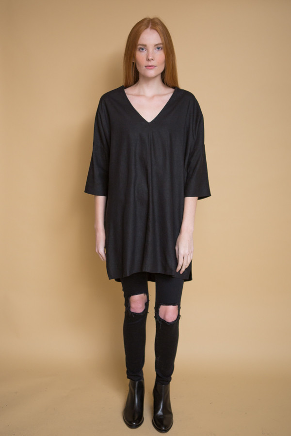 Ali Golden Kimono Tunic - Black Ali Golden Kimono Tunic - Black
