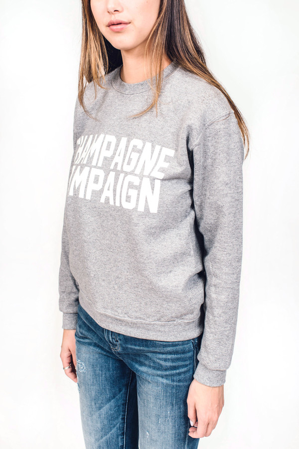 PRIVATE PARTY Champagne Campaign Sweatshirt PRIVATE PARTY Champagne Campaign Sweatshirt