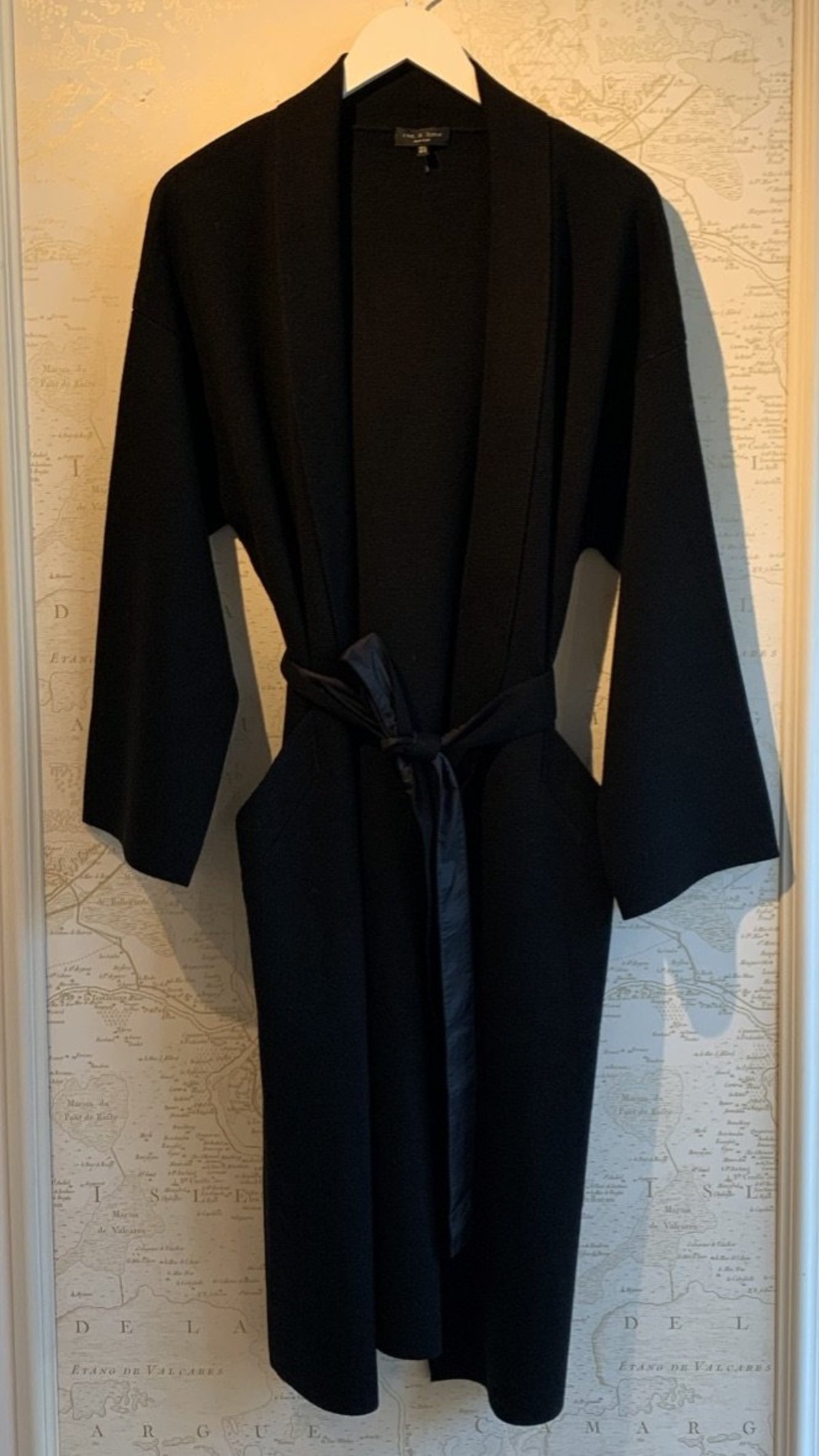 Rag \u0026 Bone Emory Sweater Coat - Black 