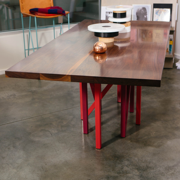 ALEX DREW & NO ONE Charlevoix Dining Table, Walnut ALEX DREW & NO ONE Charlevoix Dining Table, Walnut