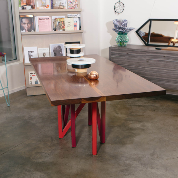 ALEX DREW & NO ONE Charlevoix Dining Table, Walnut ALEX DREW & NO ONE Charlevoix Dining Table, Walnut