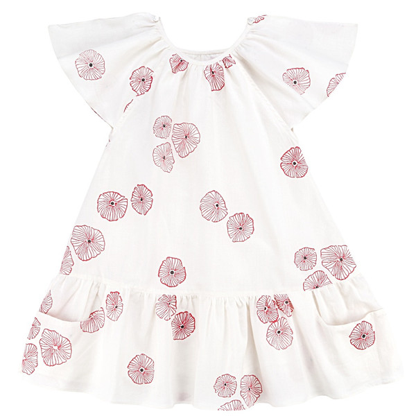 Ketiketa Carmensita Dress Red Poppies Ketiketa Carmensita Dress Red Poppies