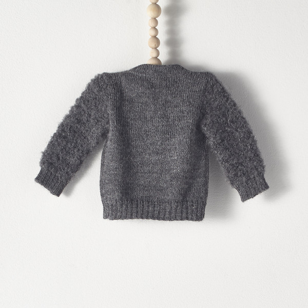 Kid's Bacabuche Contrast Sleeve Cardigan Kid's Bacabuche Contrast Sleeve Cardigan