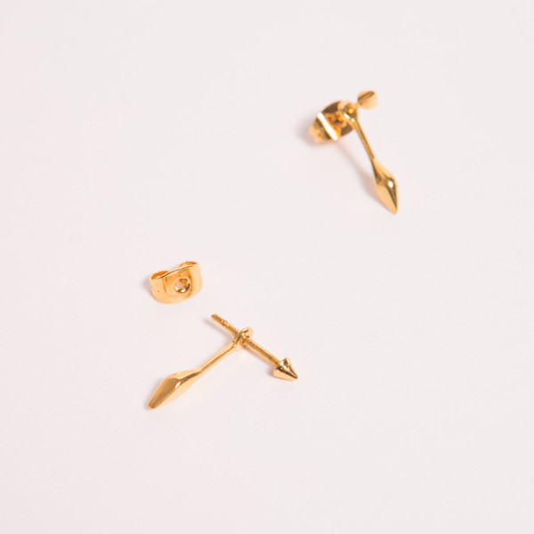 A Peace Treaty Mahala Gold Earrings A Peace Treaty Mahala Gold Earrings
