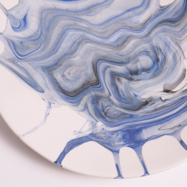 Sarah Cihat Marble Dinner Plate Sarah Cihat Marble Dinner Plate