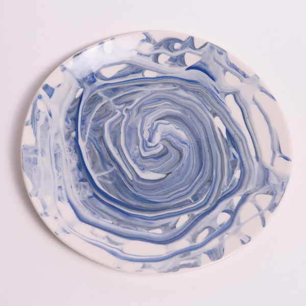 Sarah Cihat Marble Salad Plate Sarah Cihat Marble Salad Plate