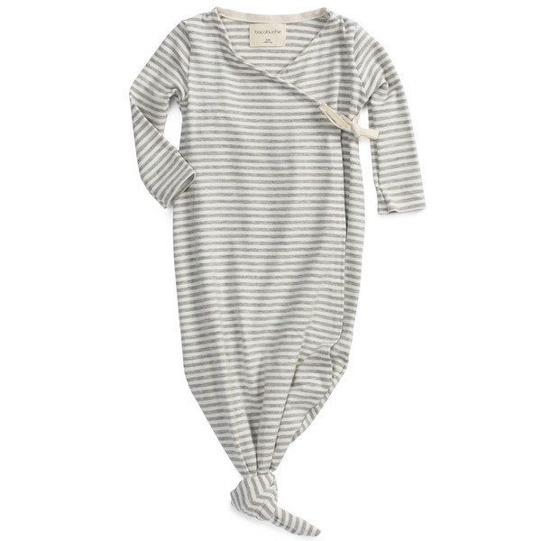 Kimono Baby Gown Dove Stripe Kimono Baby Gown Dove Stripe