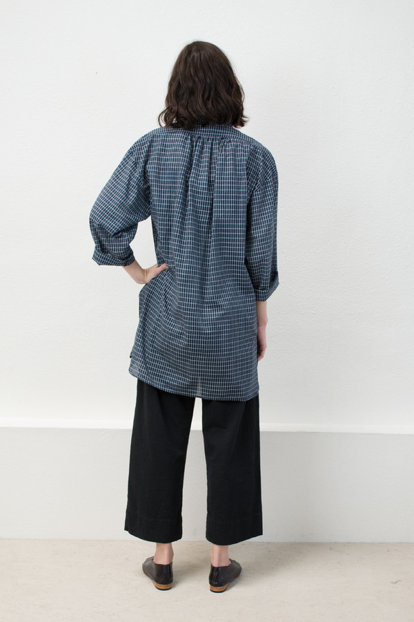 Micaela Greg Long Sleeve Grid Button Up Micaela Greg Long Sleeve Grid Button Up
