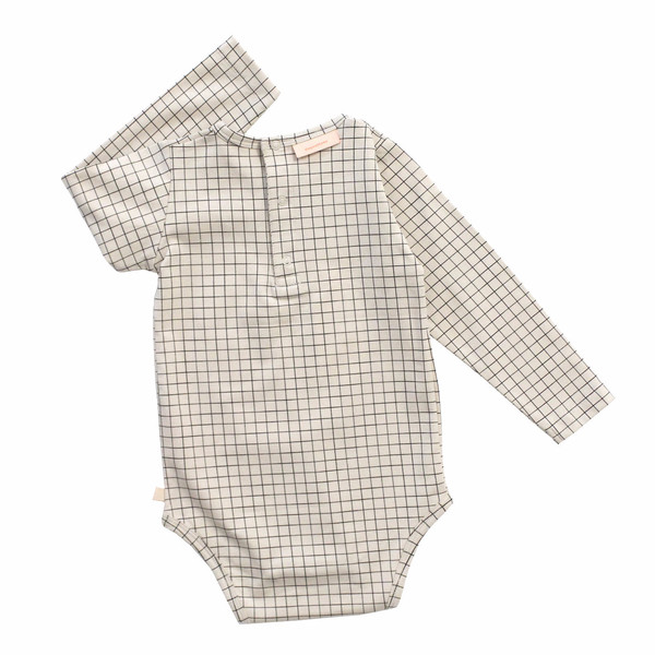 Tiny Cottons Medium Grid Onesie Tiny Cottons Medium Grid Onesie