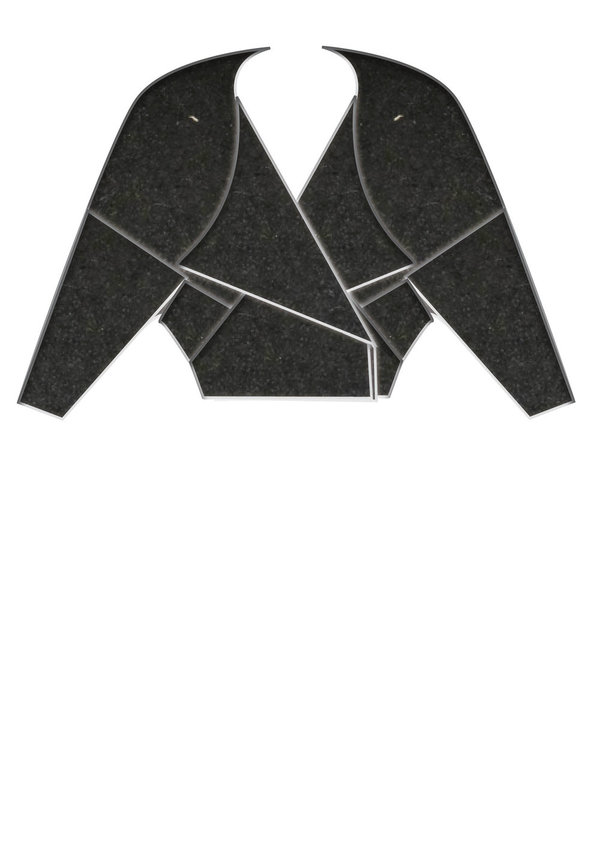 Berenik Cardigan - Short Dark Grey Berenik Cardigan - Short Dark Grey