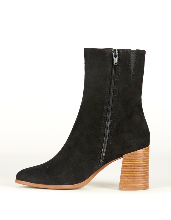 Vagabond Kaley Suede Boot Black Vagabond Kaley Suede Boot Black