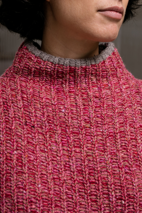 Creatures of Comfort Stand Up Neck Sweater - pink Creatures of Comfort Stand Up Neck Sweater - pink